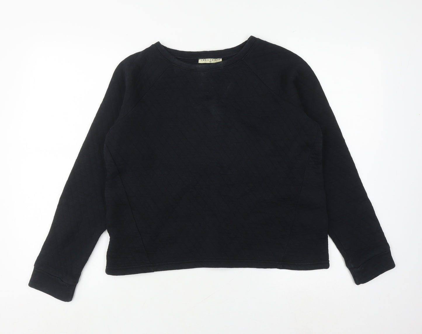 Innocence Women's Black Quilted Sweatshirt M