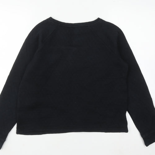Innocence Women's Black Quilted Sweatshirt M