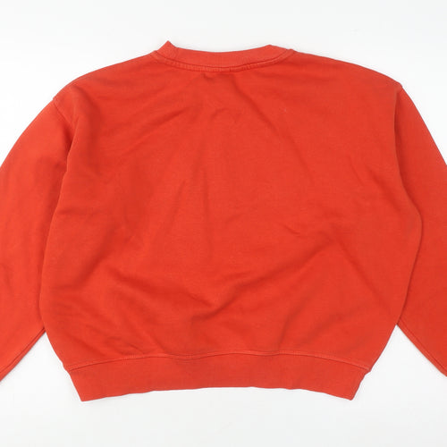 H&M Unisex Red Wisconsin Pullover Sweatshirt S
