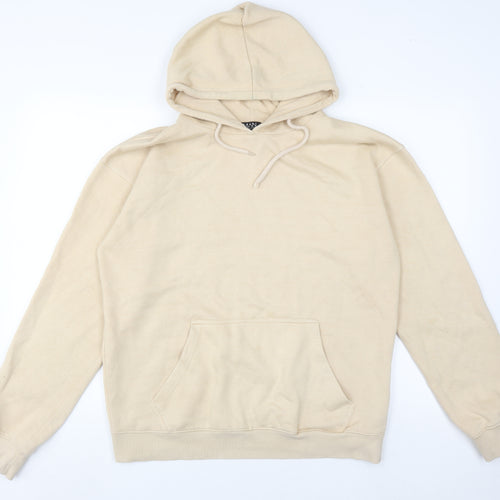 BoohooMAN Beige Graphic Hoodie for Men - Size S