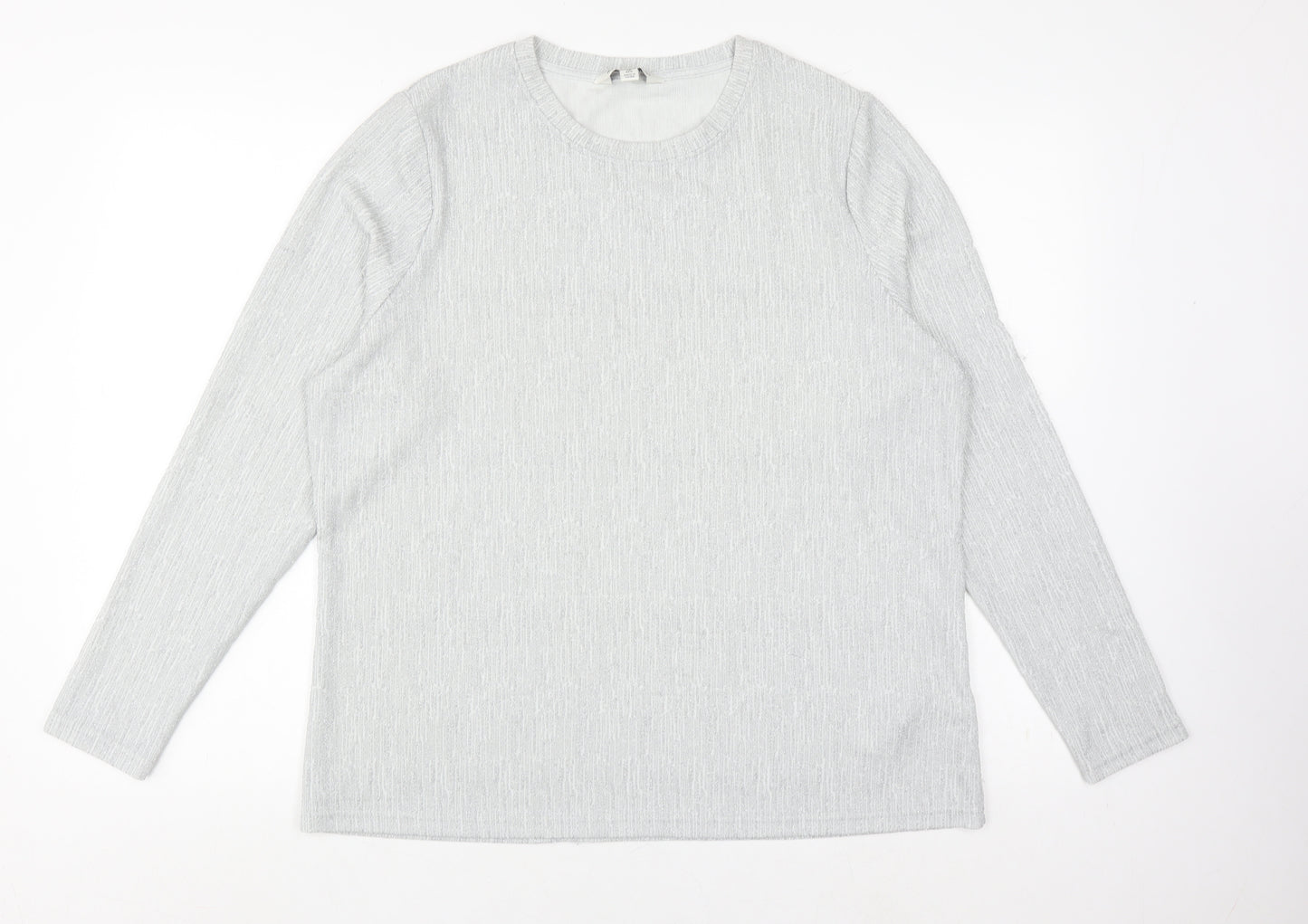 Marks and Spencer Women Grey Knit Top Size 16 Regular