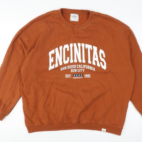 Pacific Republic Brown Unisex Sweatshirt Size 12