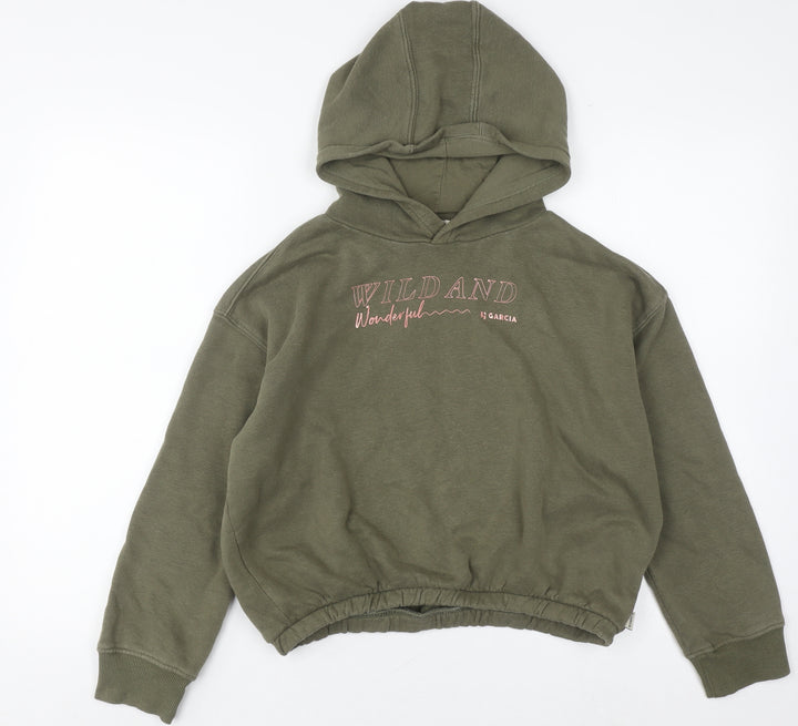 Garcia Girls Green Pullover Hoodie 11-12 Years