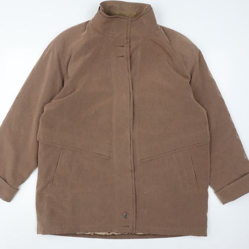Gold by Telemac Women's Brown Jacket L