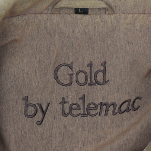 Gold by Telemac Women's Brown Jacket L