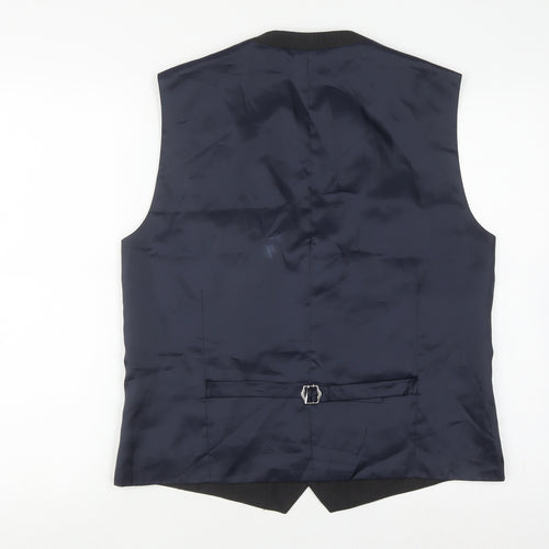Next Men's Grey Suit Waistcoat Size 42R Formal