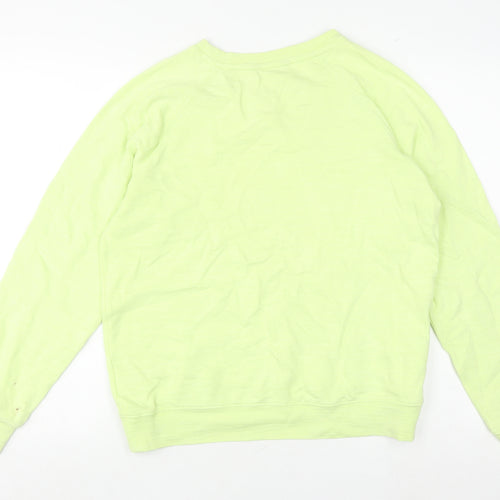 Marks and Spencer Green Women's Pullover Sweatshirt - Size 12