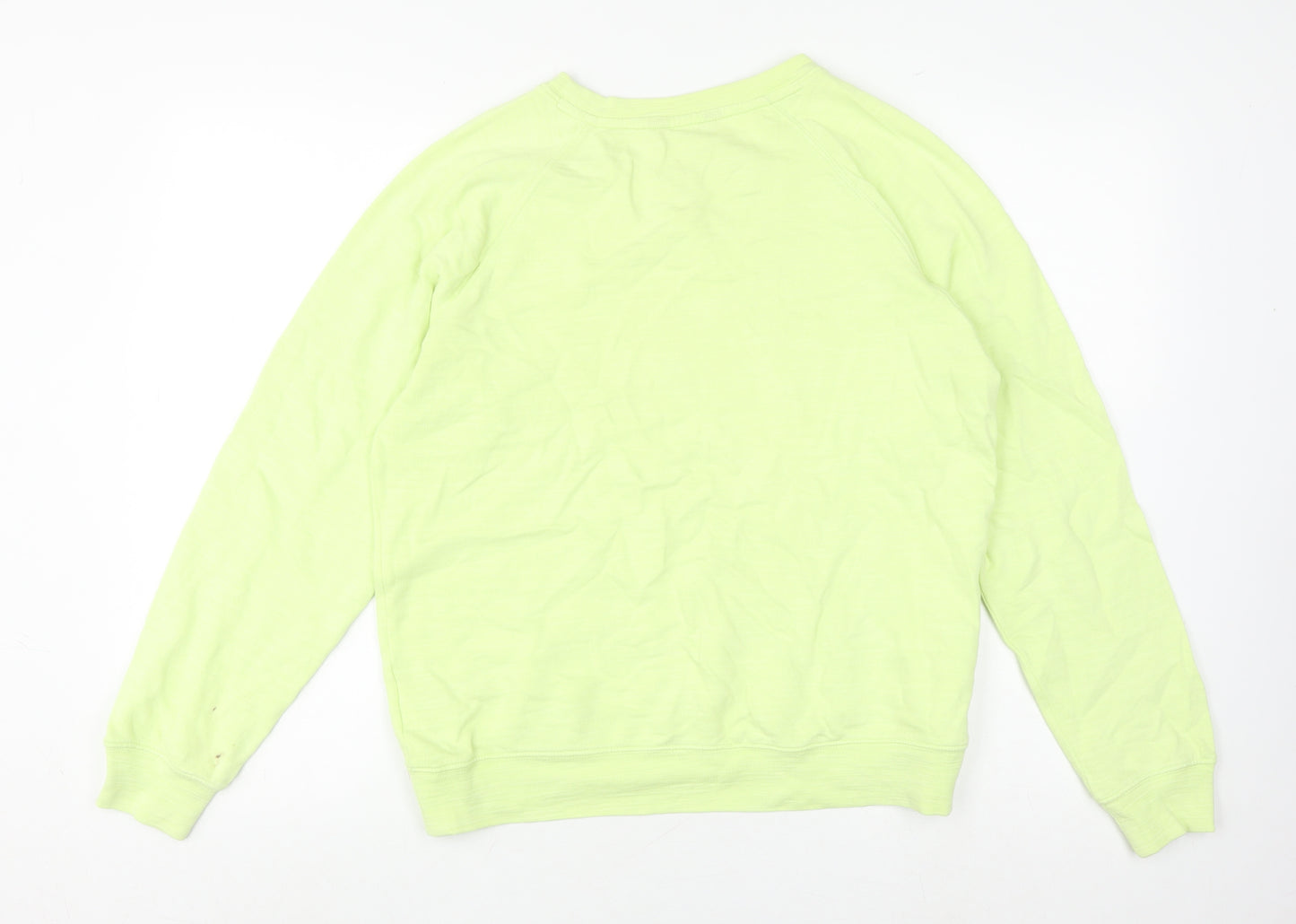 Marks and Spencer Green Women's Pullover Sweatshirt - Size 12