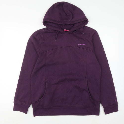 LA Gear Women's Purple Pullover Hoodie, Size 12