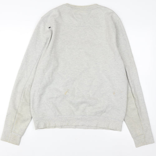 Tommy Hilfiger Men’s Grey Logo Sweatshirt M
