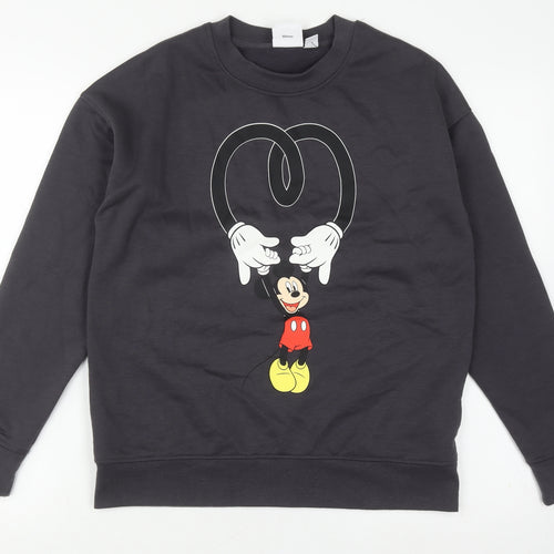 Disney Unisex Adults Black XS Graphic Sweatshirt