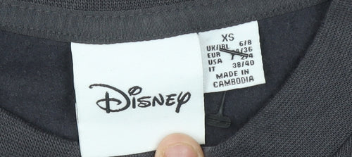 Disney Unisex Adults Black XS Graphic Sweatshirt