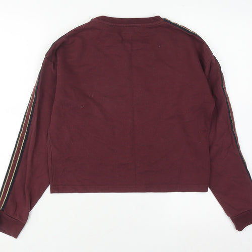 Jack Wills Women's Red Pullover Sweatshirt Size 8