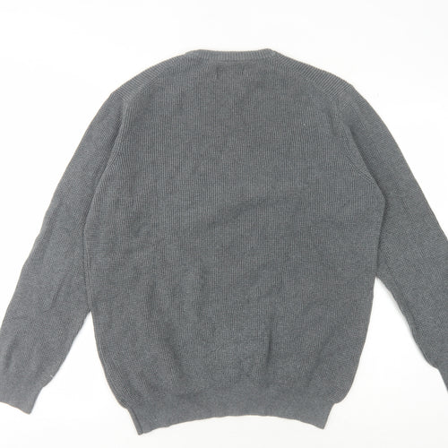 Springfield Men's Grey Pullover Jumper - Size L