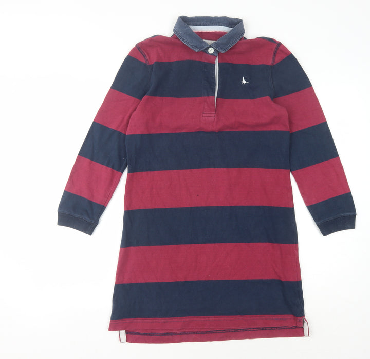 Jack Wills Women's Striped Shirt Dress UK 10