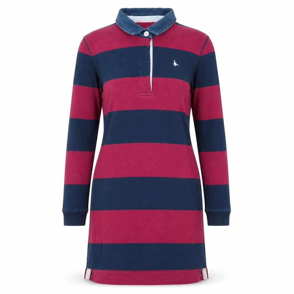 Jack Wills Women's Striped Shirt Dress UK 10