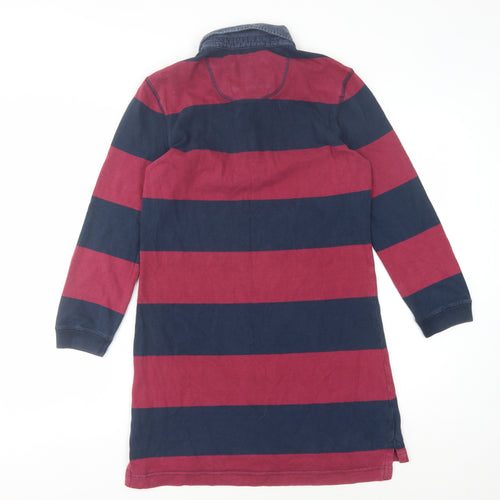 Jack Wills Women's Striped Shirt Dress UK 10