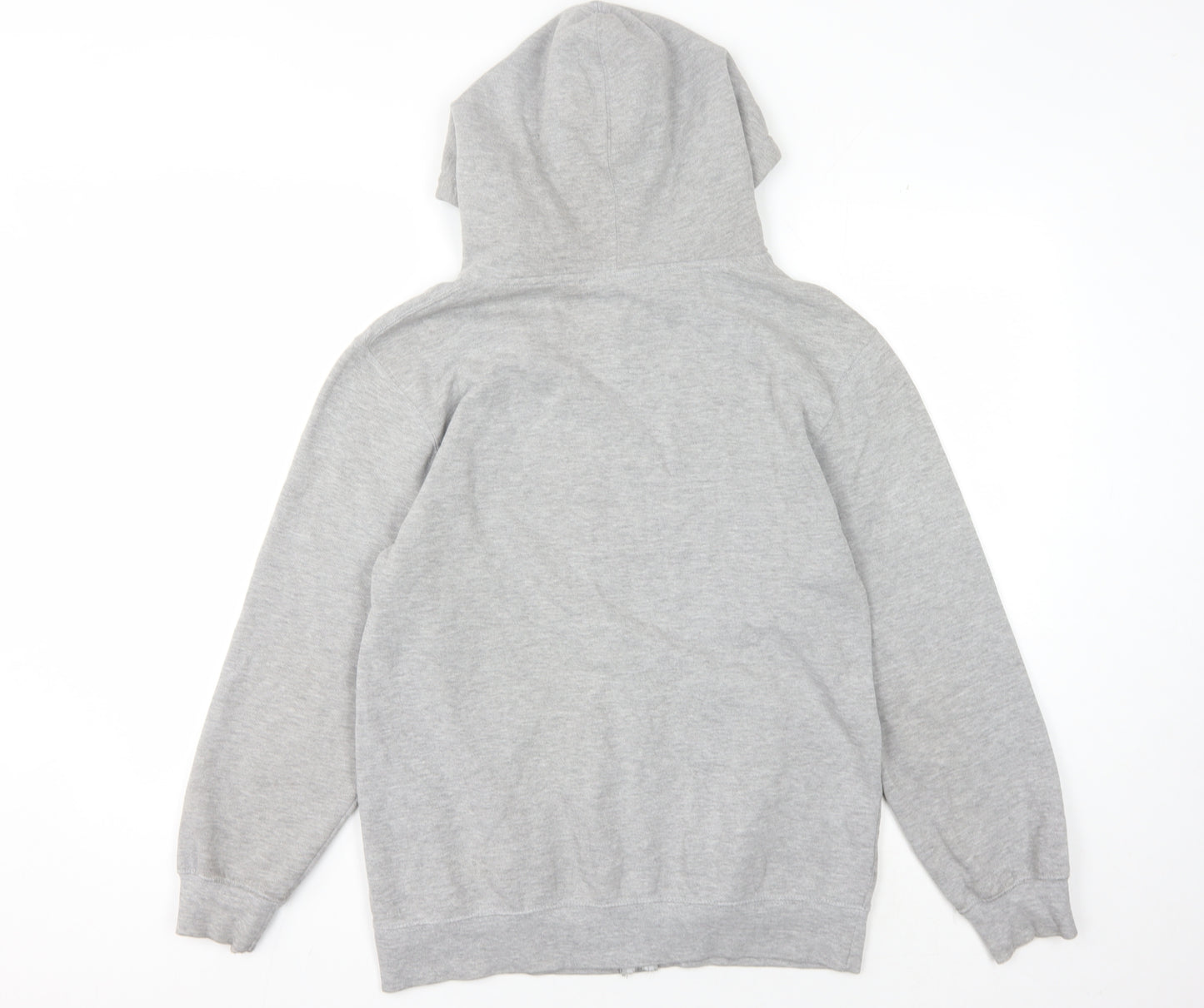Hurley Men's Grey Full Zip Hoodie, Logo, Size Regular