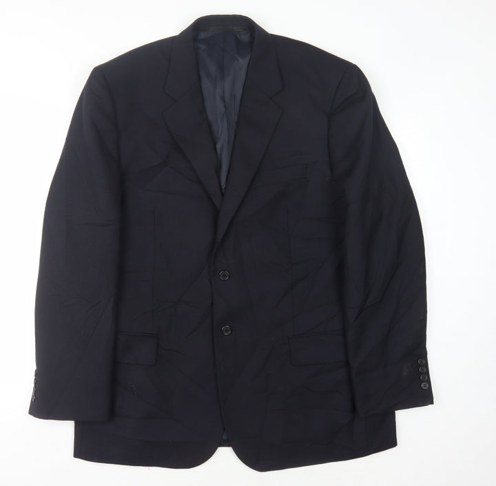 Slaters Men's Blue Blazer, 44 Regular, Business Attire