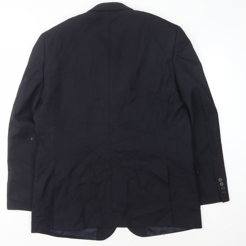 Slaters Men's Blue Blazer, 44 Regular, Business Attire