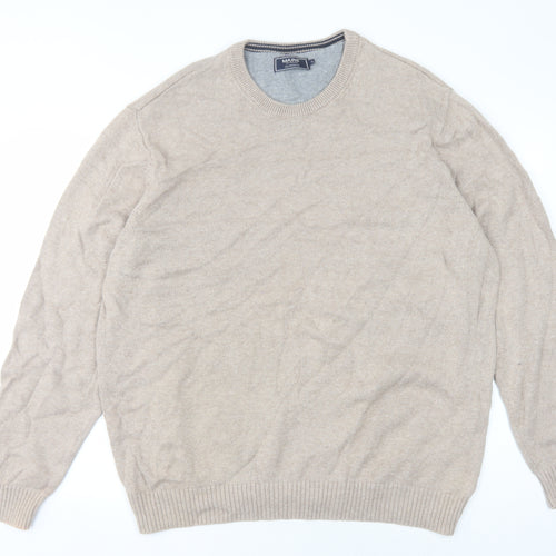 Maine New England Men's Beige XL Pullover Jumper