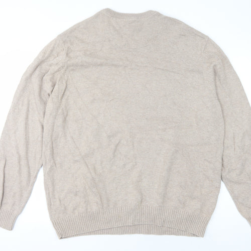 Maine New England Men's Beige XL Pullover Jumper