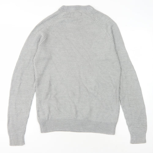Jack & Jones Men's Grey M Knit Pullover Jumper