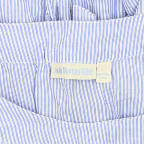 JoJo Maman Bébé Women's Blue Stripe Camisole Blouse, L
