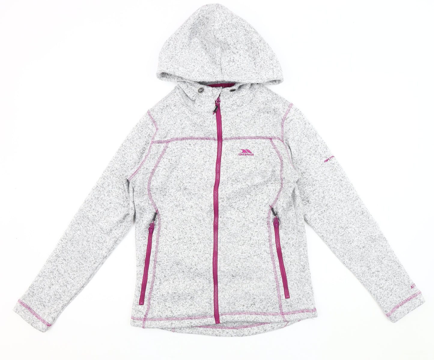 Trespass Women's Grey Hooded Jacket Size S