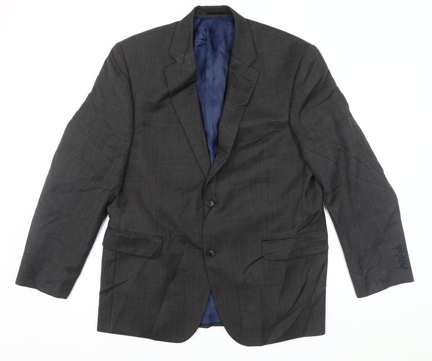 John Lewis Men's Grey Wool Blazer 42S Regular Fit
