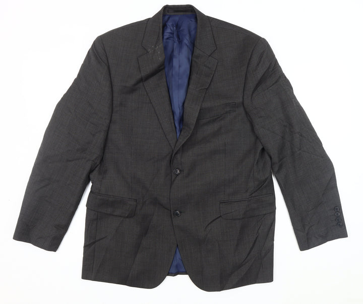 John Lewis Men's Grey Wool Blazer 42S Regular Fit