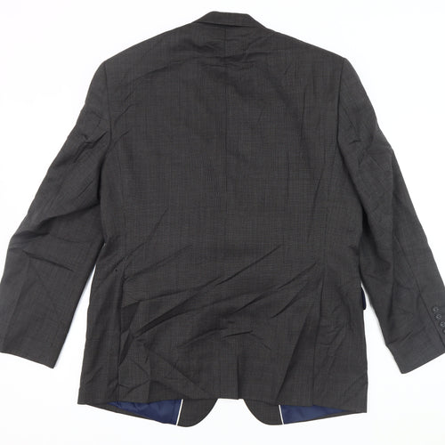 John Lewis Men's Grey Wool Blazer 42S Regular Fit