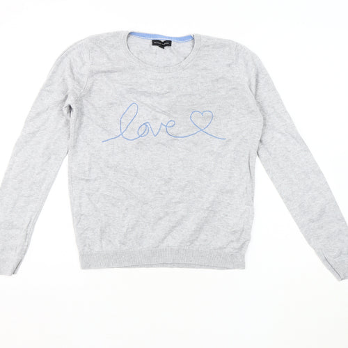 Mercer & Madison Women's Grey Pullover Jumper Size 10