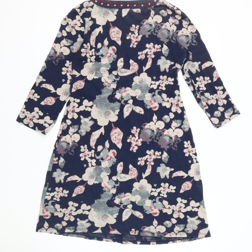 White Stuff Women's Floral Dress, Size 12, Multicoloured