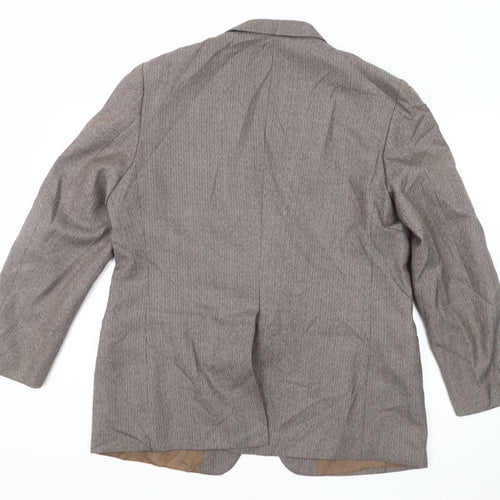 Marks and Spencer Men's Grey Blazer, Size 44S, Vintage Style