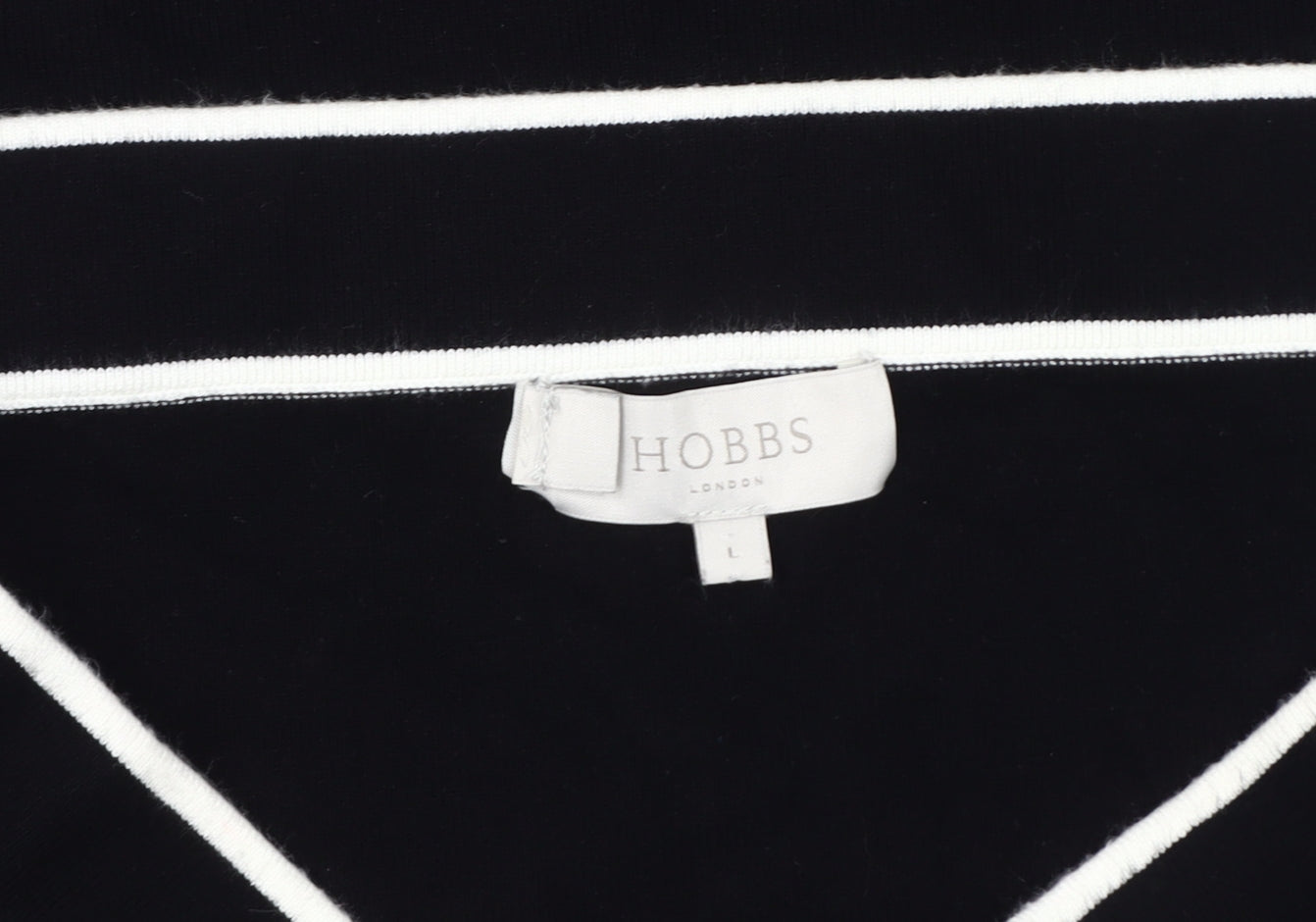 Hobbs Women's Black Pencil Skirt, Size L, No Pattern