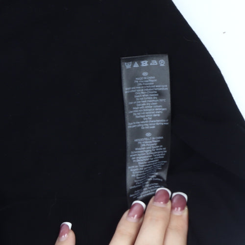 Hobbs Women's Black Pencil Skirt, Size L, No Pattern