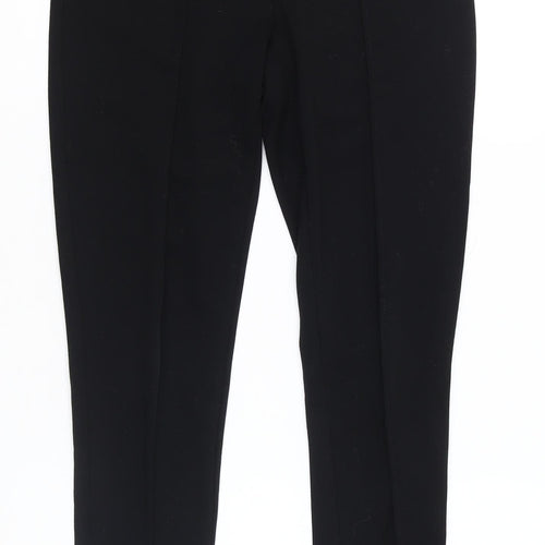 Alex & Co. Women's Black Skinny Ankle Zip Trousers