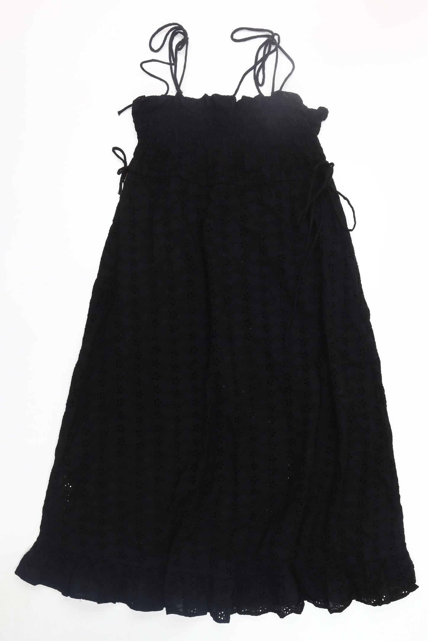 MNG Black Sleeveless Dress XS with Strappy Sleeves