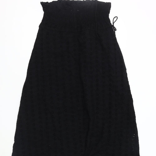 MNG Black Sleeveless Dress XS with Strappy Sleeves