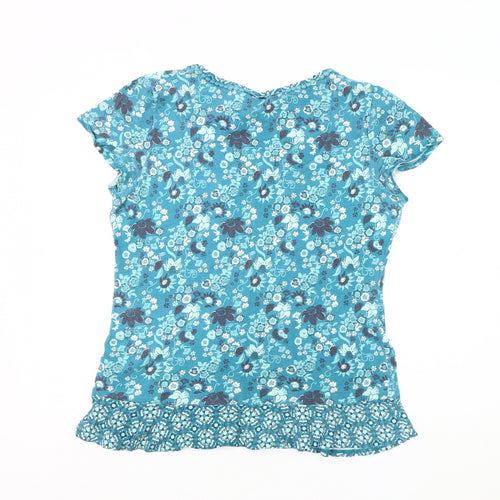 Rocha John Rocha Blue Floral Blouse Women Size 14