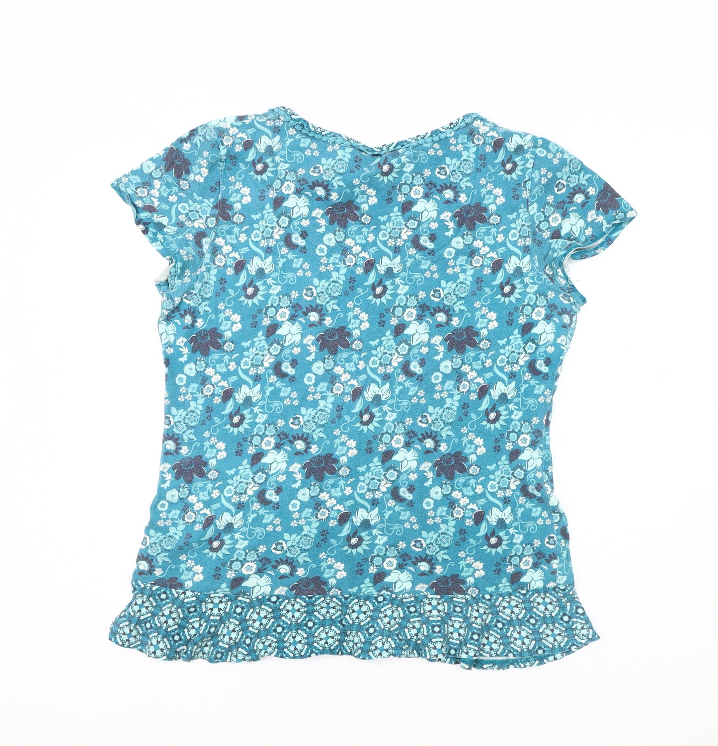 Rocha John Rocha Blue Floral Blouse Women Size 14