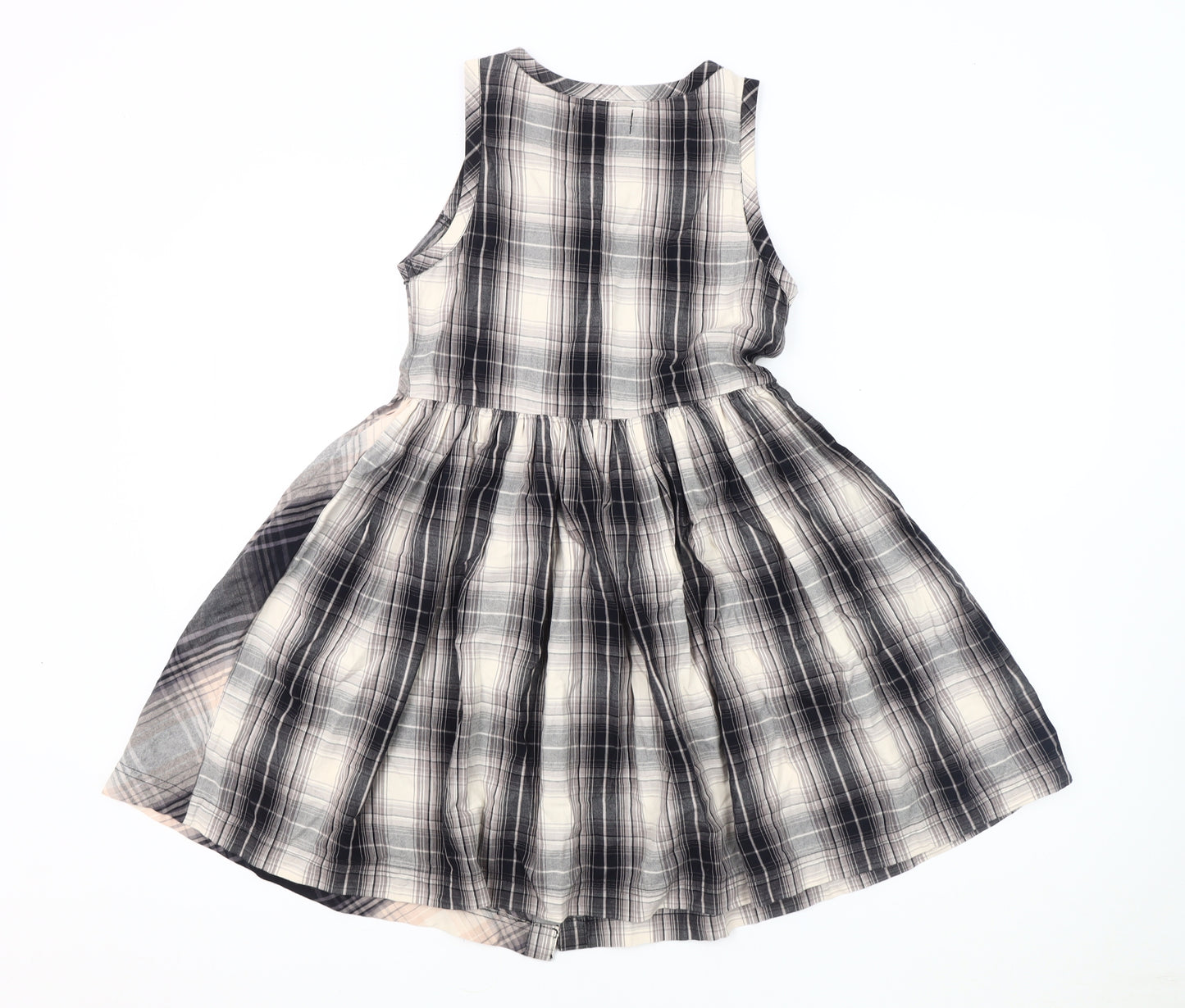 Urban Outfitters Women's Grey Plaid Shirt Dress XS