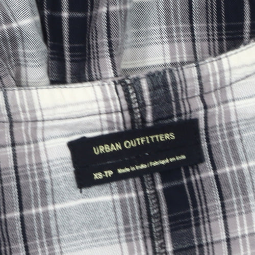 Urban Outfitters Women's Grey Plaid Shirt Dress XS