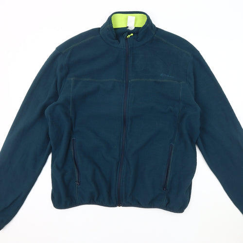 Decathlon Men's Blue Fleece Jacket 2XS, Full Zip, Lined