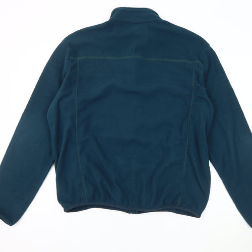 Decathlon Men's Blue Fleece Jacket 2XS, Full Zip, Lined