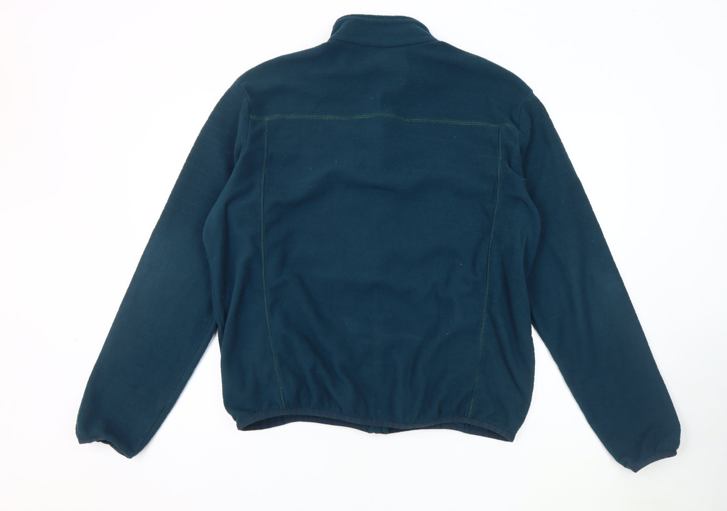 Decathlon Men's Blue Fleece Jacket 2XS, Full Zip, Lined