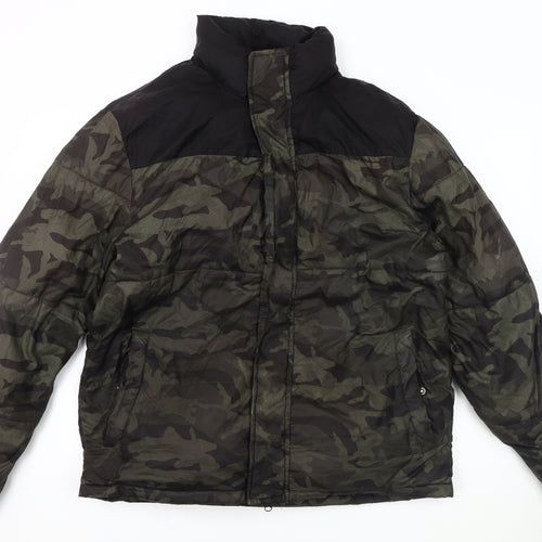 Red Herring Men's Camouflage Puffer Jacket M