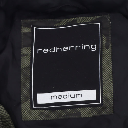 Red Herring Men's Camouflage Puffer Jacket M