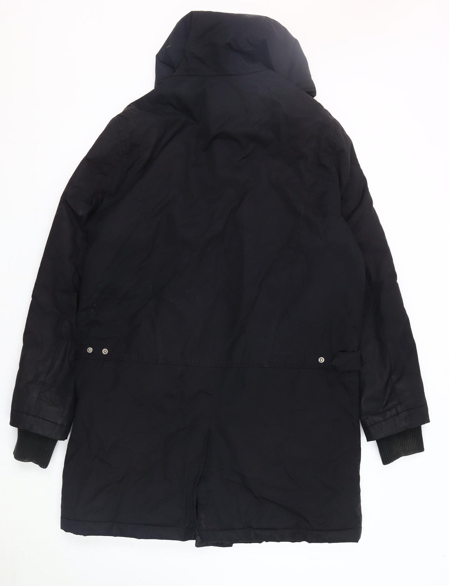 Jasper Conran Men's Black Parka Coat Size S